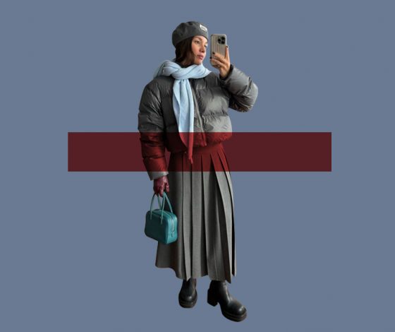 8 нескучных способов сочетать юбку и зимнюю куртку