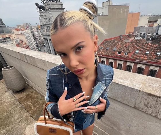 После критики: звезда «Очень странных дел» Милли Бобби Браун вышла в «голом» платье с мехом