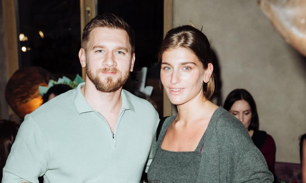Nino Ninidze appeared at the premiere of “Grapes” with Mikhail Cremer