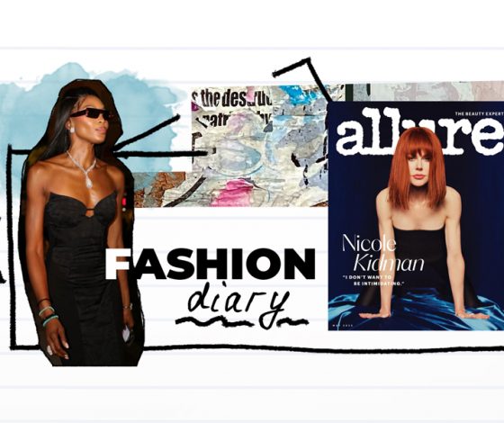 Дневник редактора моды: Наоми Кэмпбелл в платье российского бренда, Николь Кидман на обложке Allure и другие фэшн-новости недели