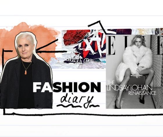 Дневник редактора моды: Мария Грация Кьюри покинула пост креативного директора Dior, Линдси Лохан снялась для обложки Elle и другие фэшн-новости недели