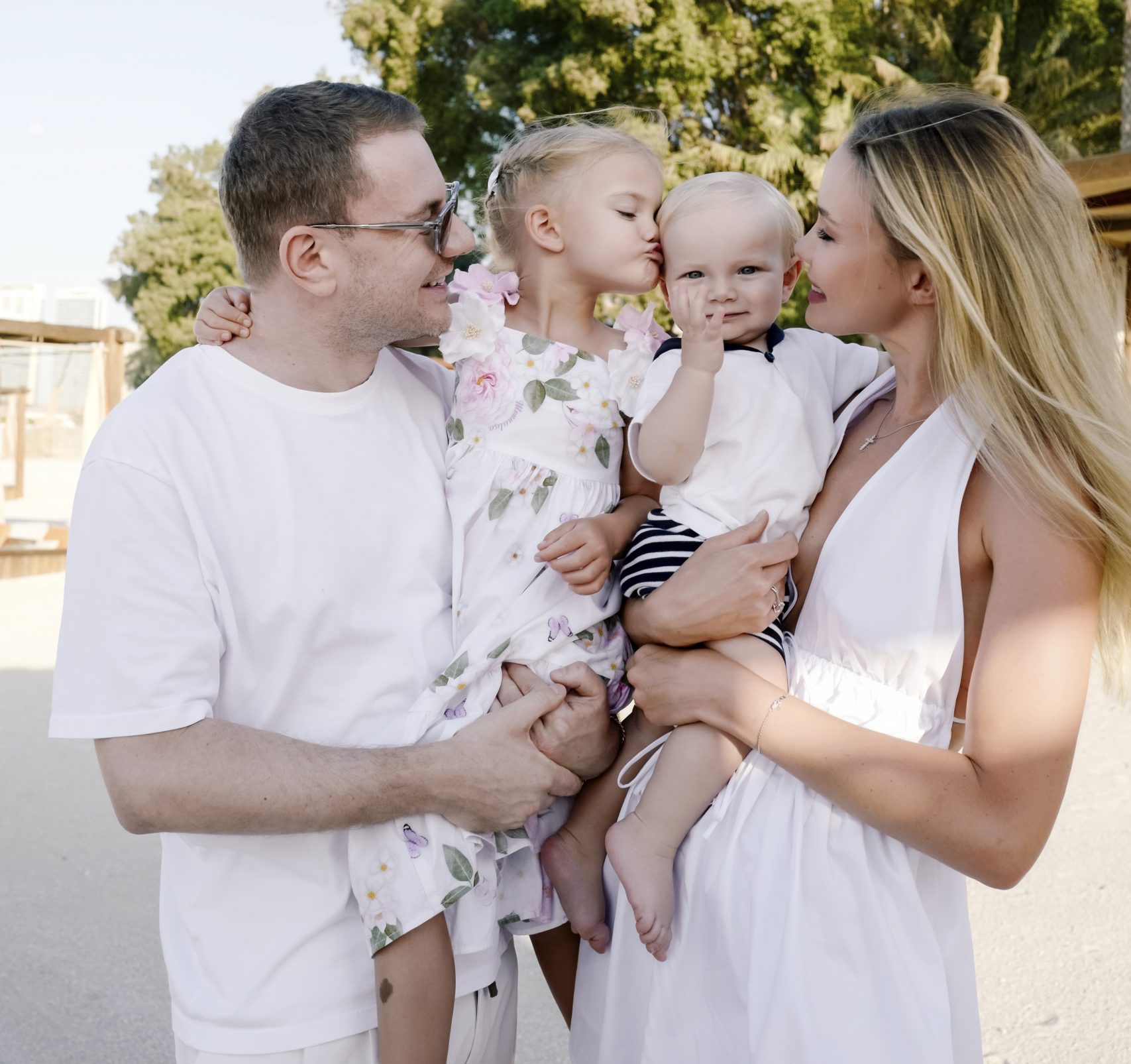 How did Russian stars celebrate Father’s Day?