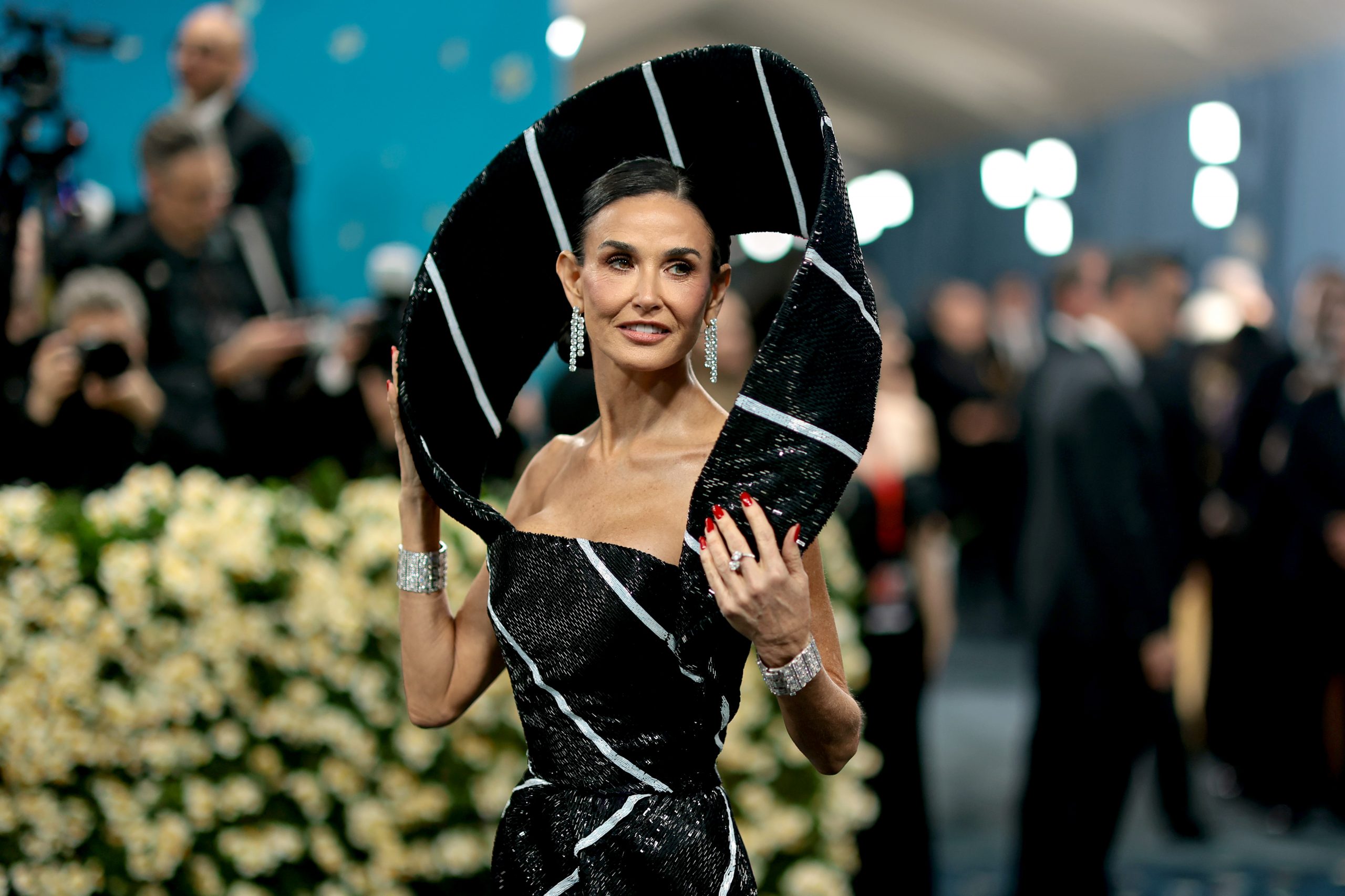 The worst images in Met gala 2025: Demi Moore is a dress tag and prayer lip at an old Chanel