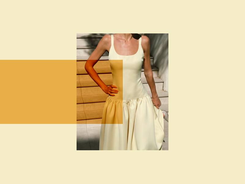 The most stylish dress of this summer is with a low waist. How to wear and where to buy?