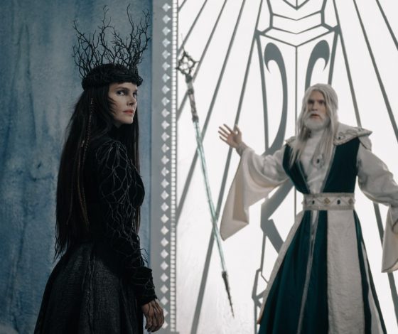 Елизавета Боярская в роли ведьмы на новых кадрах сказки «Морозко»