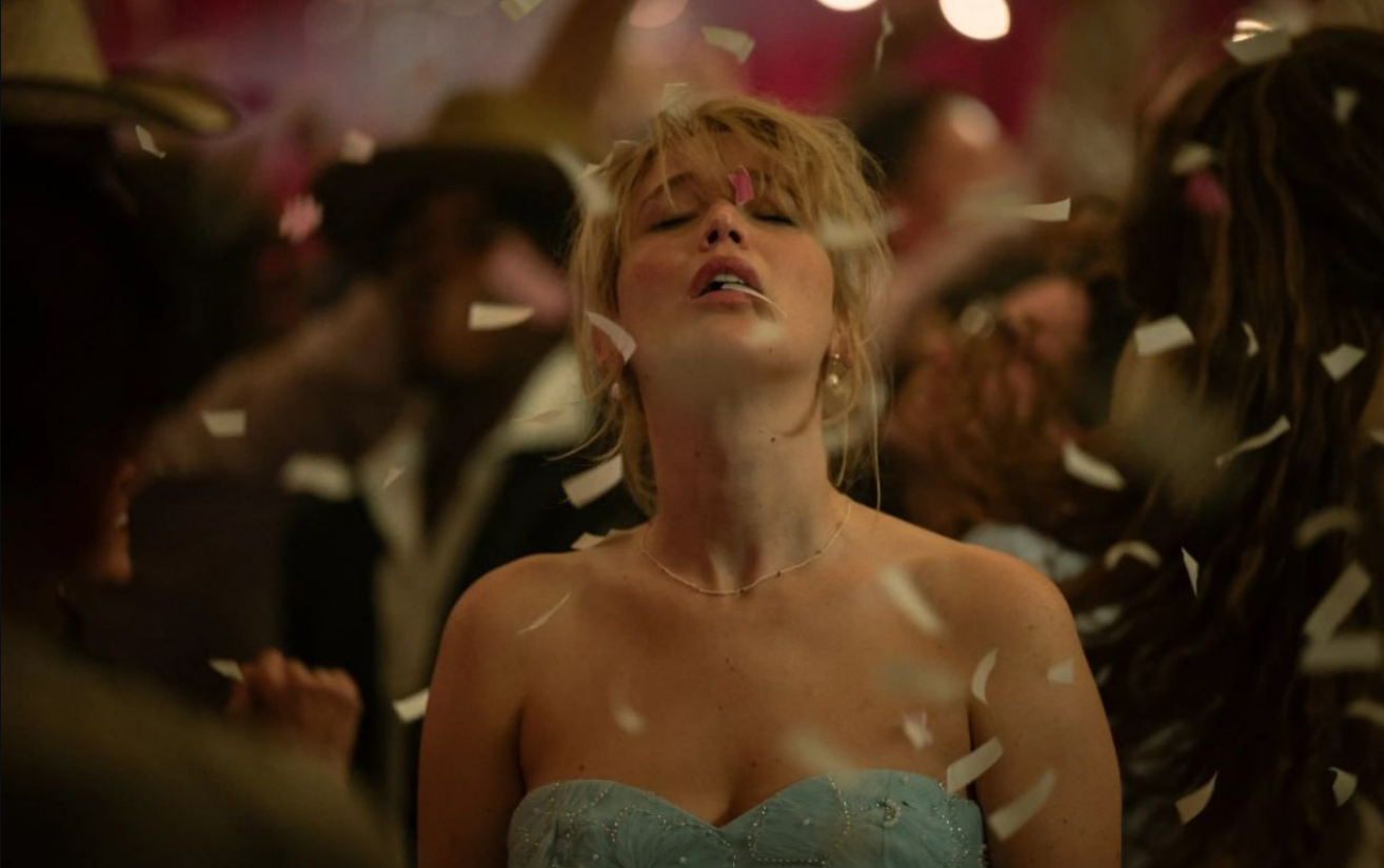 Robert Pattinson and Jennifer Lawrence and an excerpt from the film “Die, My Love” took part in the web