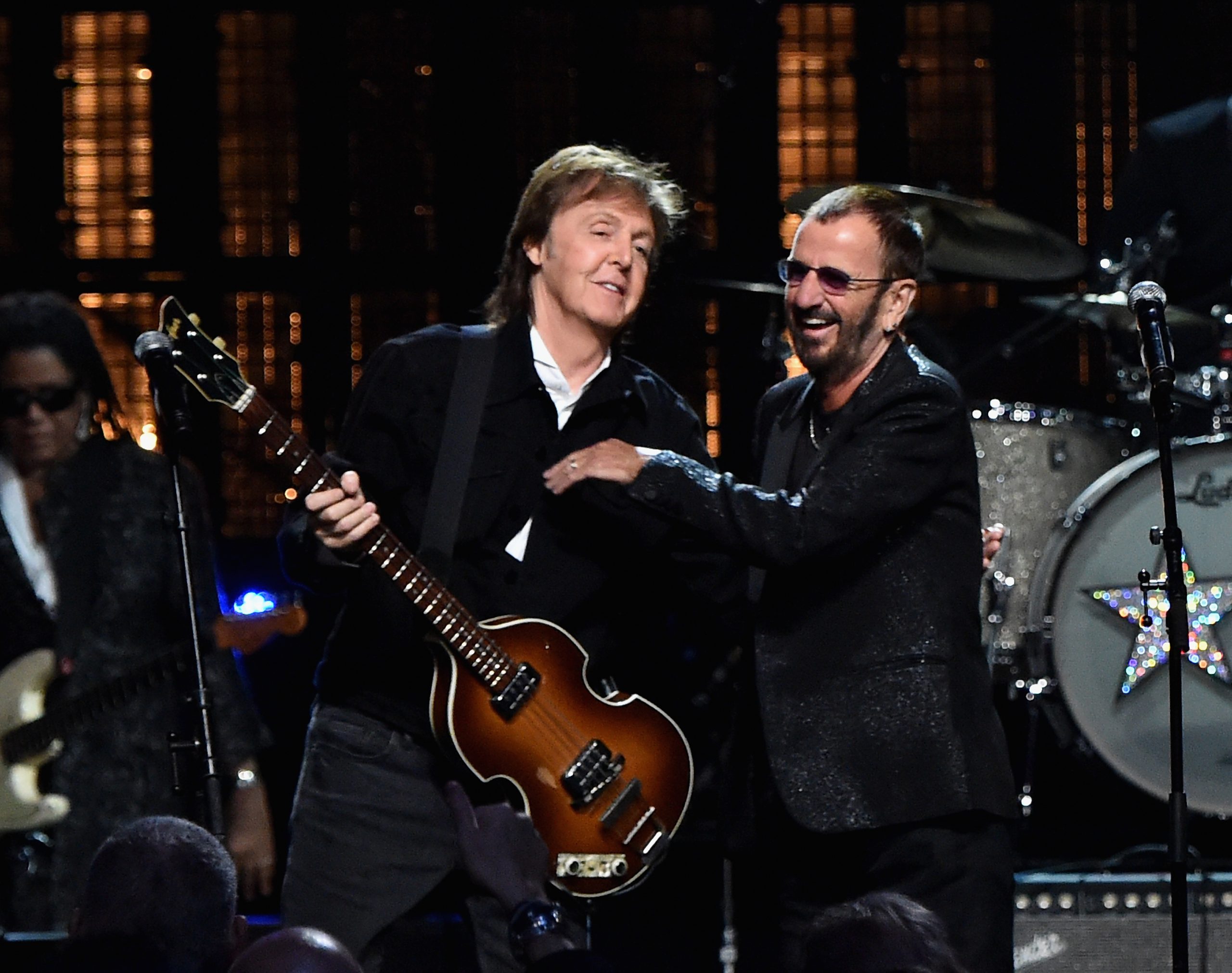 Beatles Stars works together in cartoons