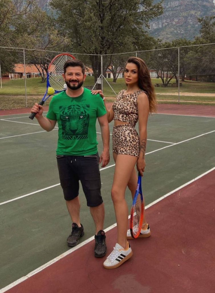 Mikhail Galustyan and Makeup Artist Milena. Photo: Social Networks