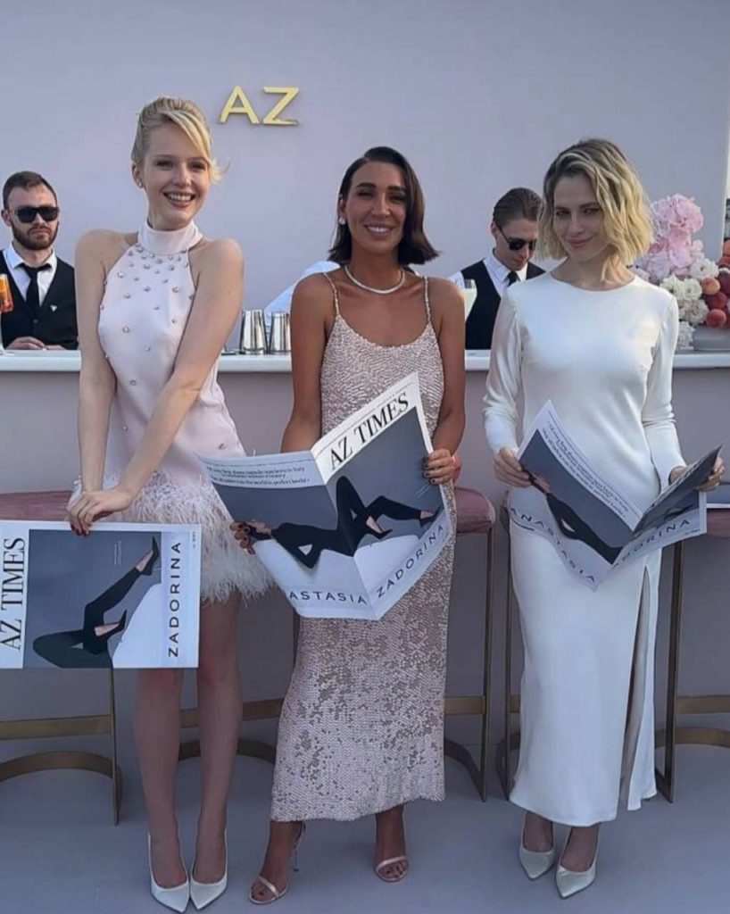 Elizaveta Bazykin, Anastasia Zadorina and Julia Snigir. Photo: Social Networks