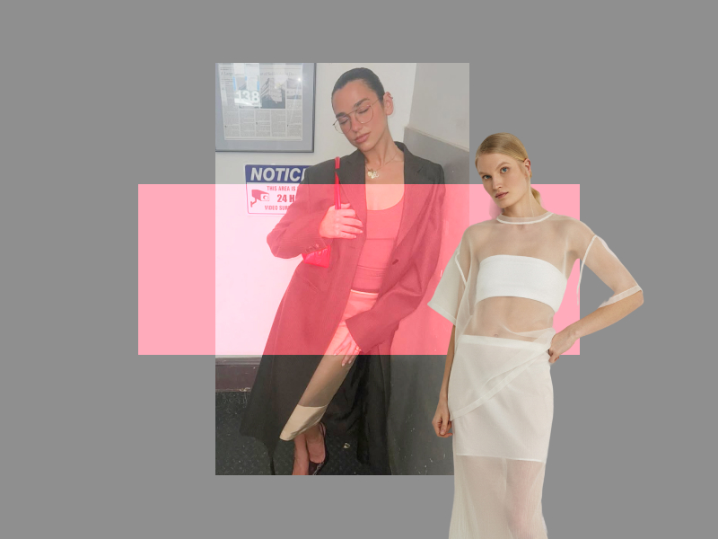 Prayer Lipa shows how to wear a stylish skirt in a stylish way and we – where to buy a similar model