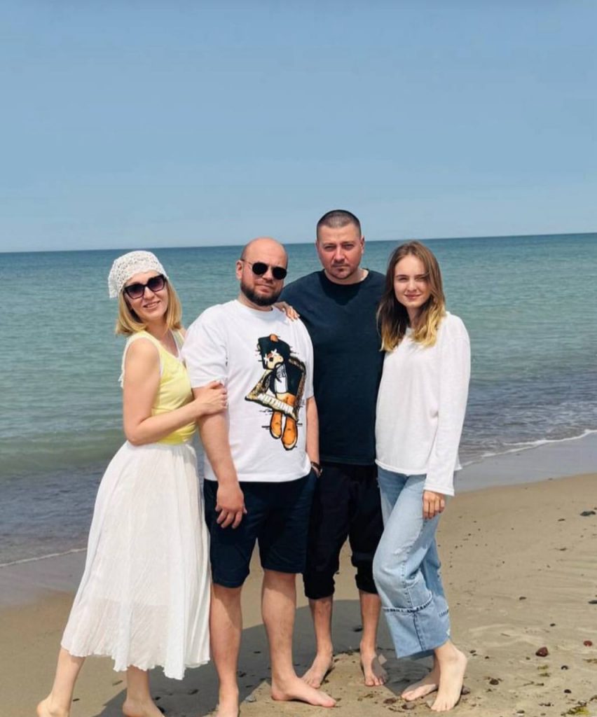 Peter Kislov and with his friends. Photo: Social Networks