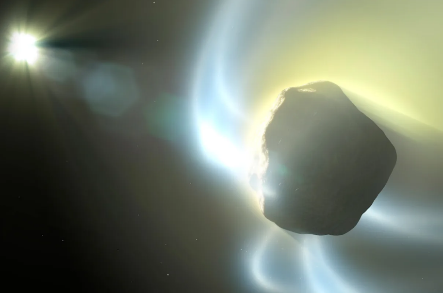 The biggest comet in history flew to the solar system