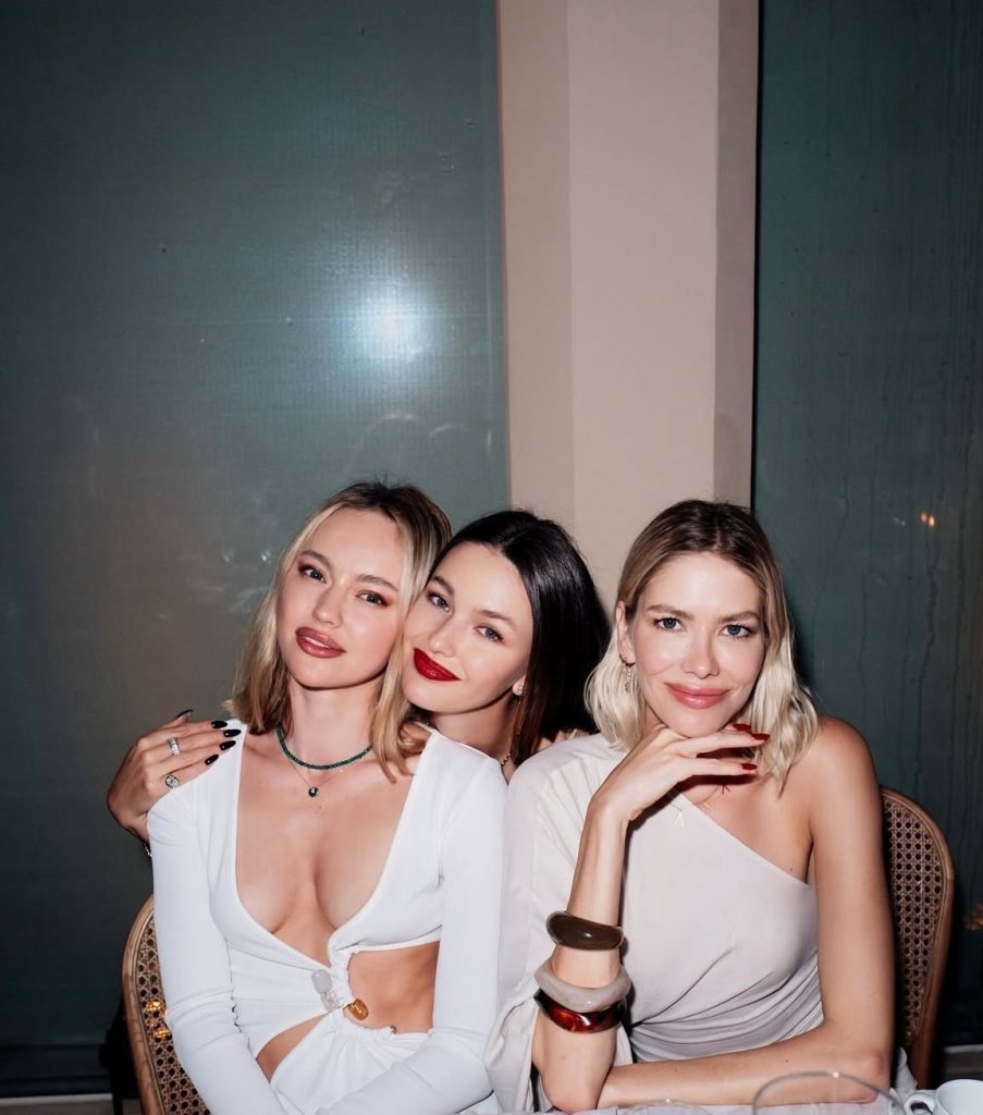 Lisa Ermalovich, Kristina Romanova and Lena Perminova. Photo: Social Networks