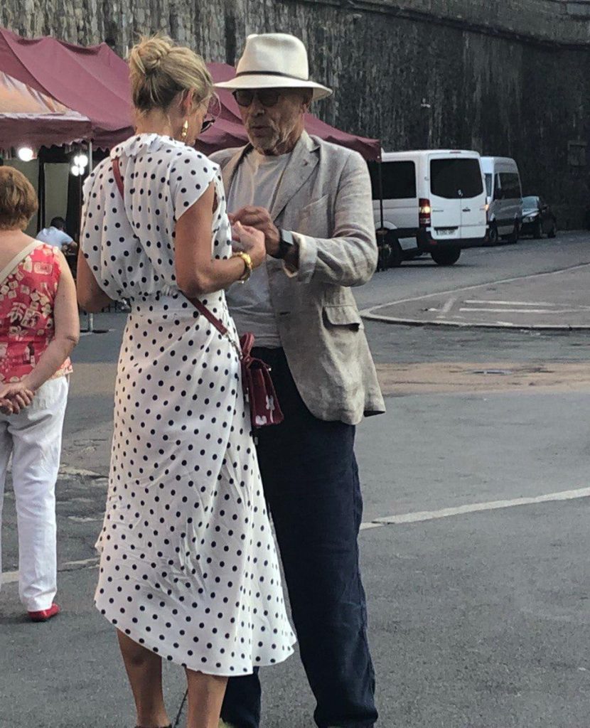 Andrey Konchalovsky and Julia Vysotskaya. Photo: Social Networks