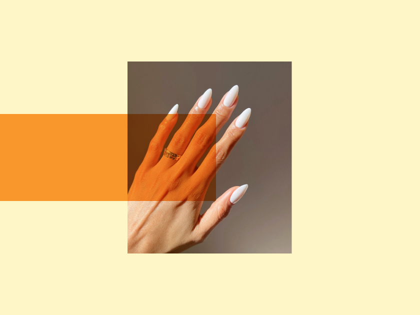The most trendy manicure of this summer “Coconut Nyud”