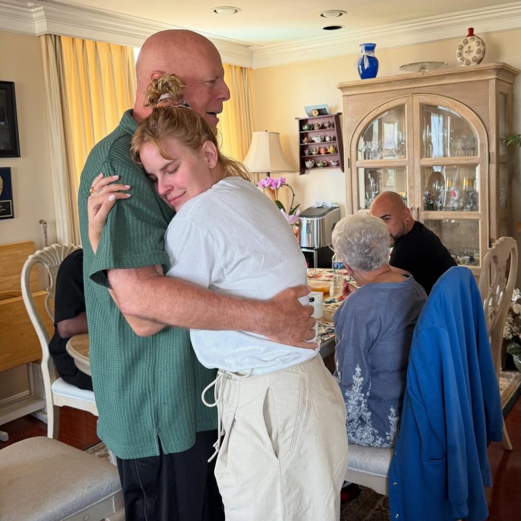 Bruce Willis and Tallula Willis. Photo: Social Networks