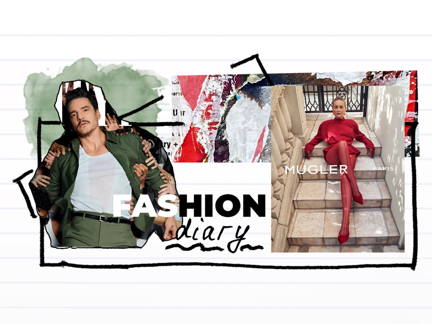 Fashion Editor’s Diary: Sharon Stone in Camapin Mugler, Vanity Fair and Pedro Pascal on the cover of other fashion names in the week