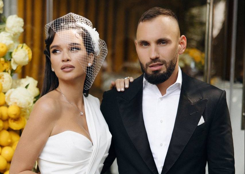 Ksenia Borodina and Nikolai Serdyukov went to honeymoon