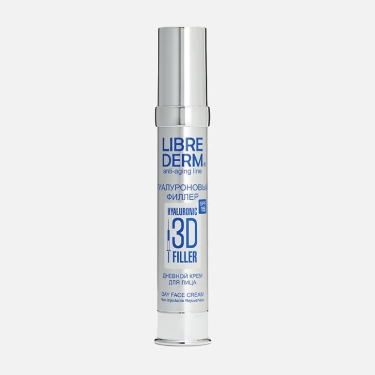 Night face cream hyaluronic 3D filling, libederm, 1902 p.