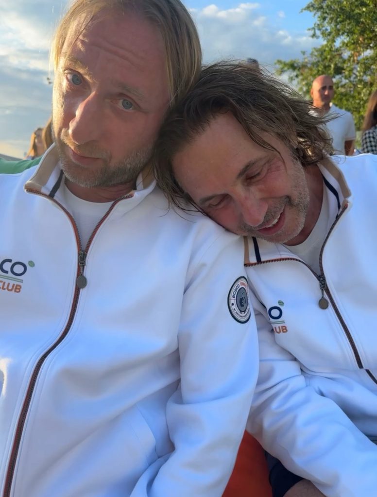 Evgeny Plushenko and Alexander Mostovoy. Photo: Social Networks