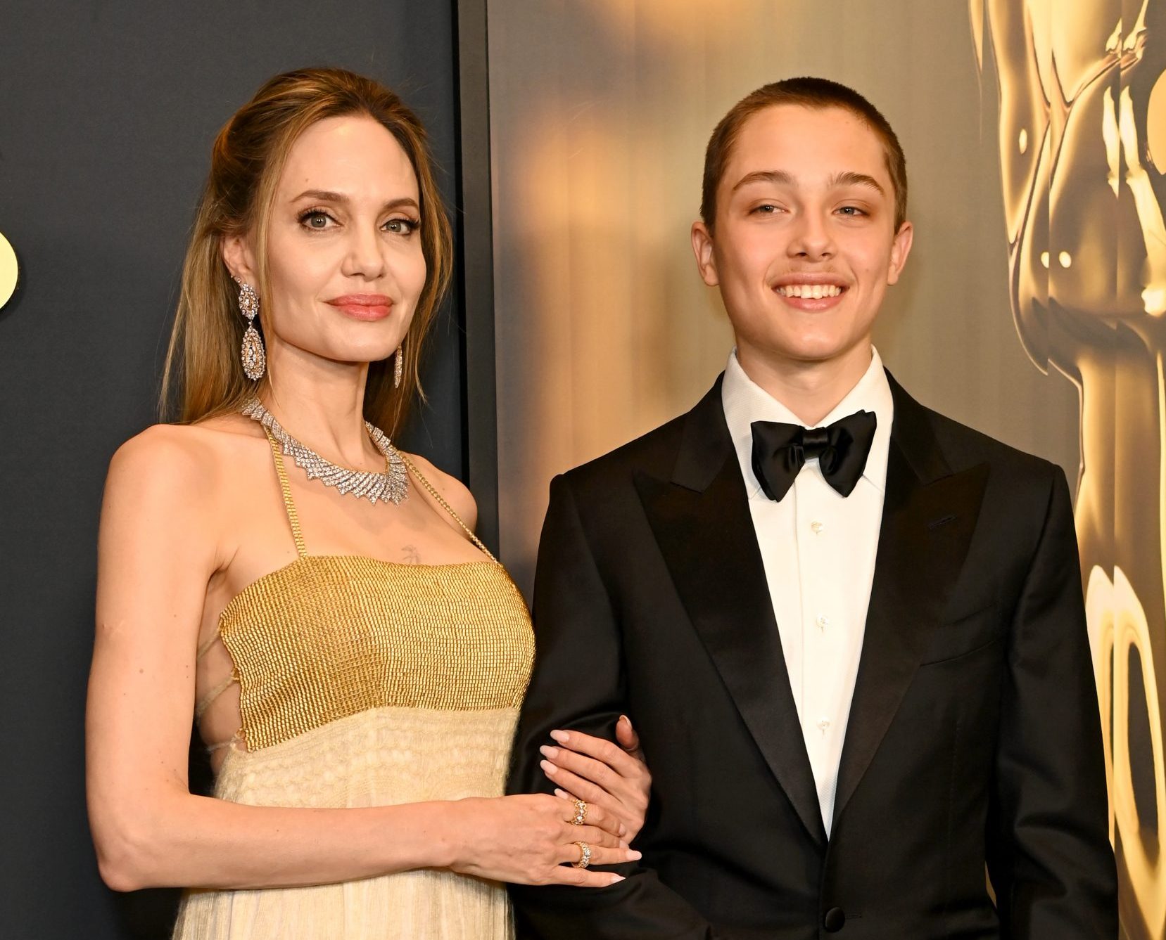Angelina Jolie supported her son in competitions