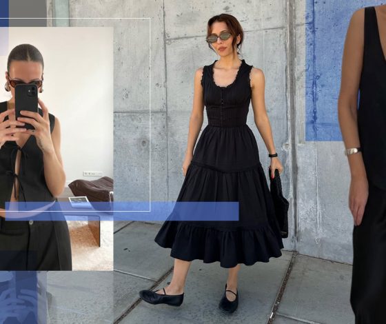 Как носить черный цвет в жару? 7 рабочих советов от модных инфлюенсеров