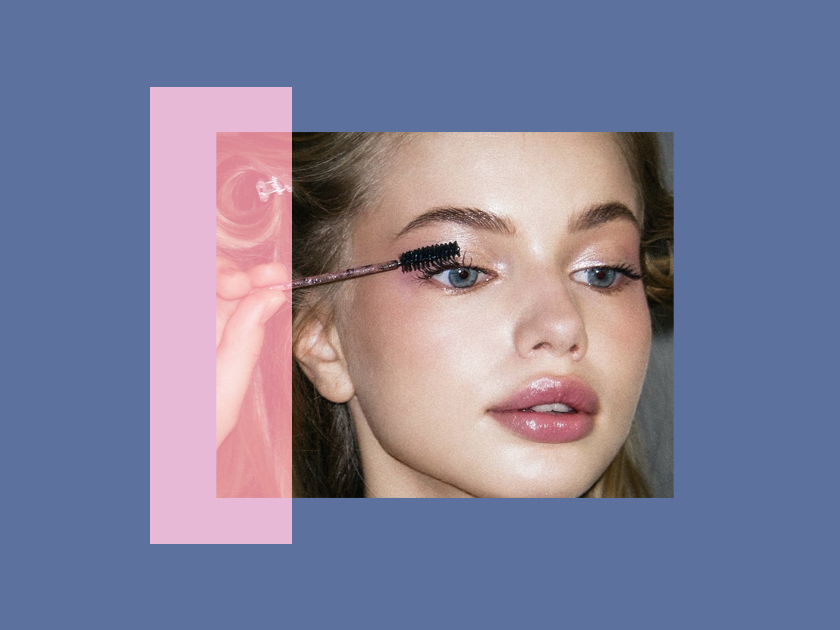 Why do girls open their mouths when girls paint eyelashes?