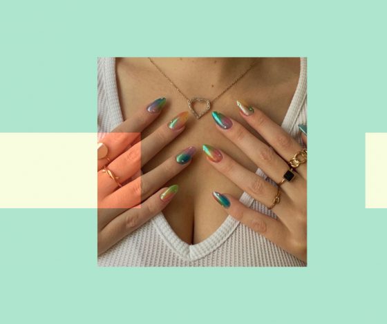 Хромированный нейл-арт – маникюр из 2000-х снова в тренде