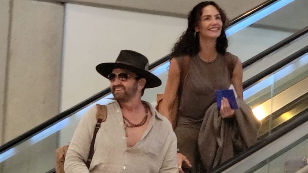 Gerard Butler and Morgan Brown. Photo: Legion-Media