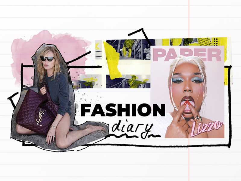 Fashion Diary Editor: Kate Moss Campain Saint Laurent, Lizzo, Paper Magazine and other fashion names