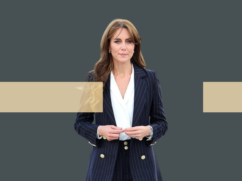 Kate Middleton showed a new blonde painting idea
