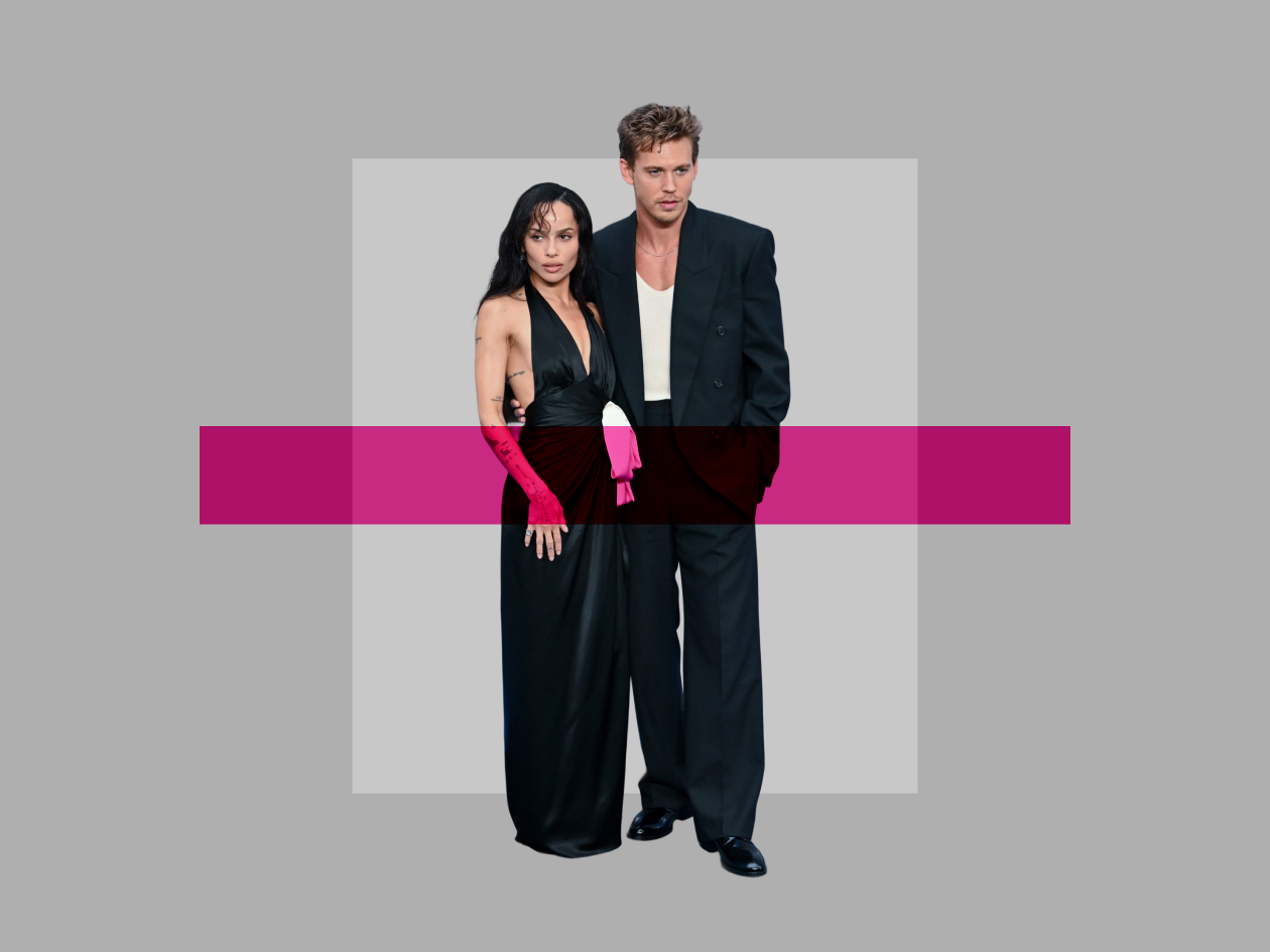 Excellent Double Double Image: Zoe Kravitz and Austin Butler at the premiere of the film “Captured with Poly” in London