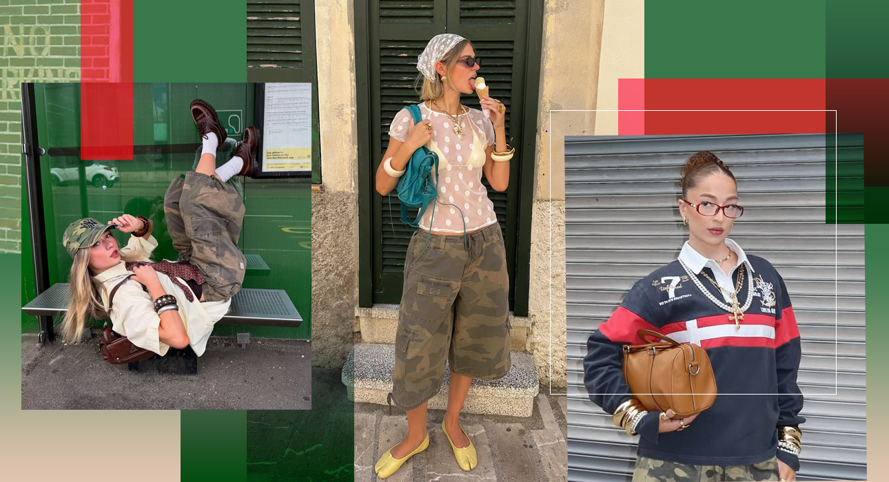 Camouflage pressure back trend. How to wear it in 2025?
