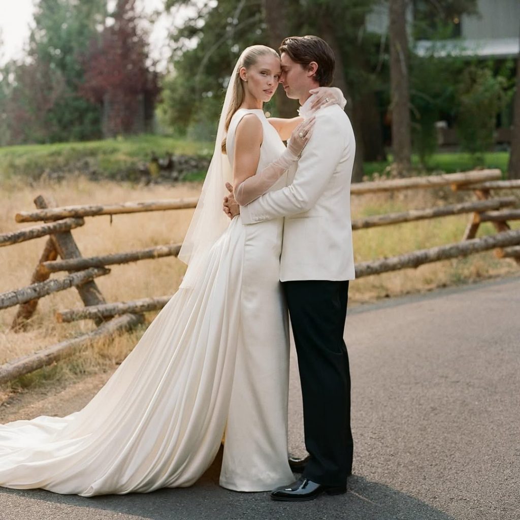 Patrick Schwarzenegger and Abby champion. Photo: Social Networks