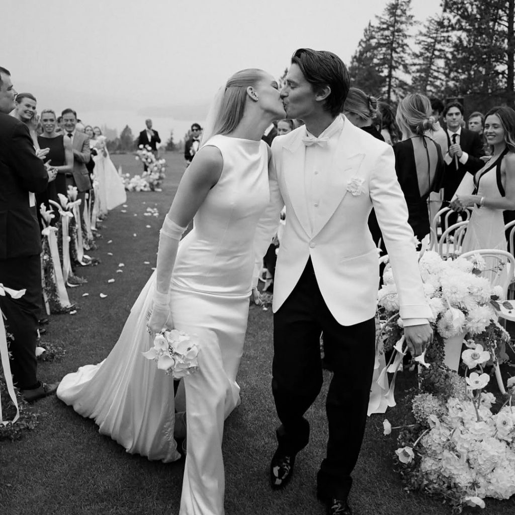 Patrick Schwarzenegger and Abby champion. Photo: Social Networks