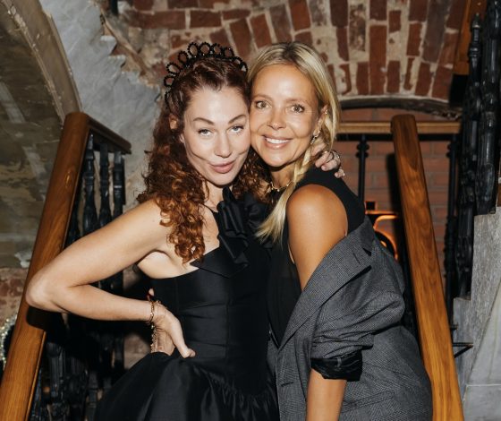 Виктория Манасир, Кристина Левиева, Юлия и Артем Акимовы и другие на дне рождения Евгении Линович