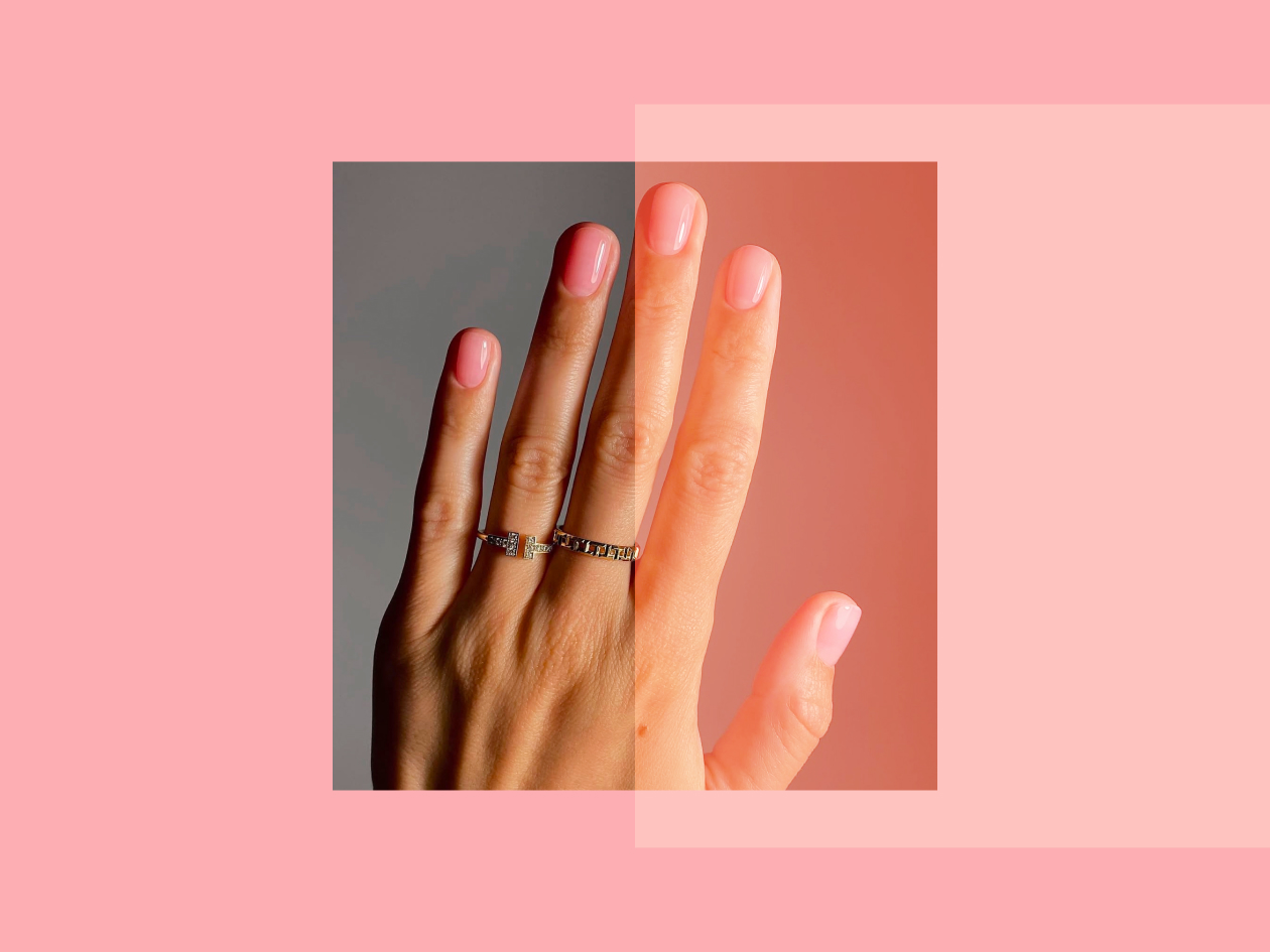 “Pink oil” manicure has become a new trend
