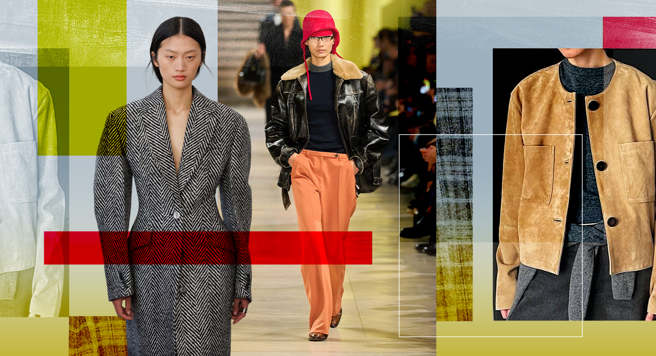 Trend outerwear for autumn 2025: Sheep skin jacket, cage jacket and suede jackets
