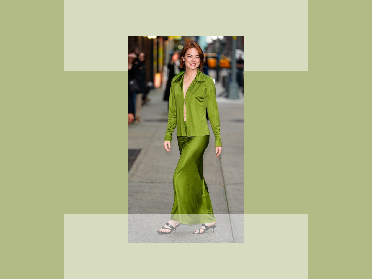 Emma Stone replicates Gwyneth Paltrow’s iconic look from Great Expectations
