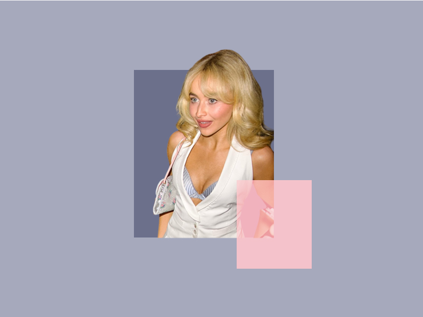 Sabrina Carpenter made a splash by attending a party wearing a silver bra