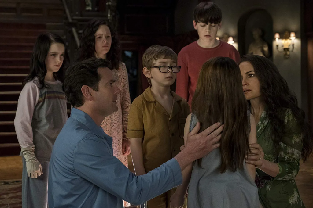 A frame from the series “The Curse of the Hill House”