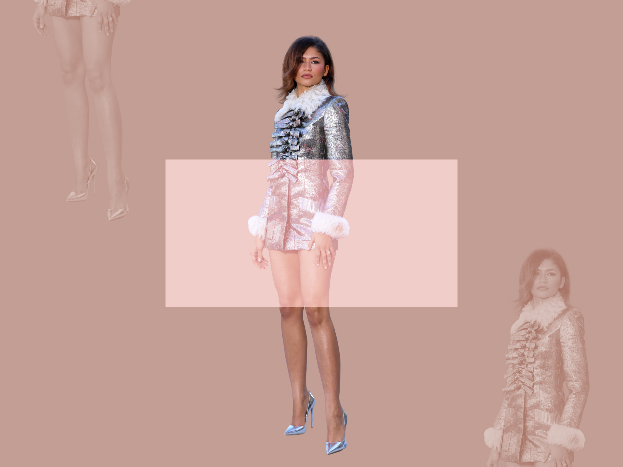 Vote who is better: Zendaya and Lauren Sanchez Ultra short dresses metallic