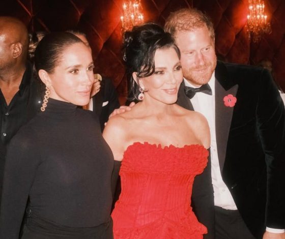 Меган Маркл и принцу Гарри приходится скрываться после вечеринки у Крис Дженнер