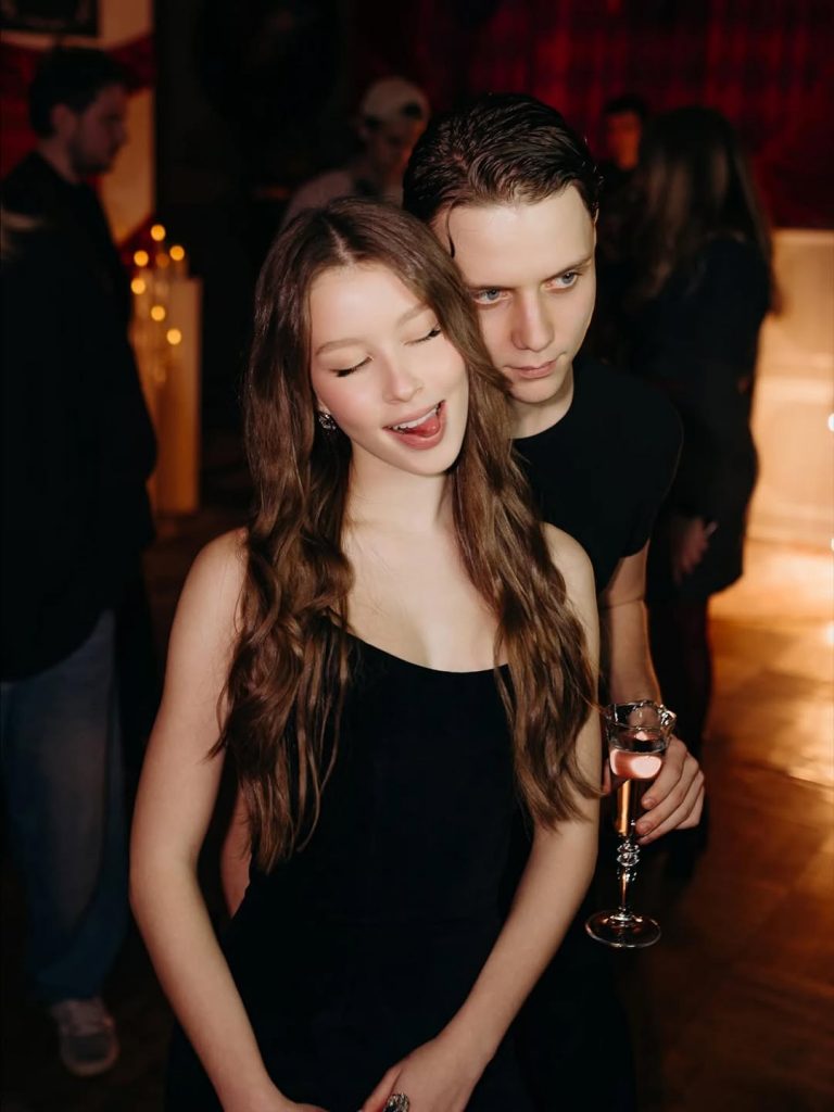 Vanya Dmitrienko and Anya Peresild. Photo: social networks
