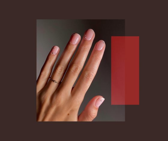 10 идей новогоднего маникюра на короткие ногти