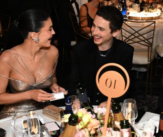 Леонардо ДиКаприо, Селена Гомес и Бенни Бланко, Кайли Дженнер и Тимоти Шаламе и другие на премии «Золотой глобус – 2026»