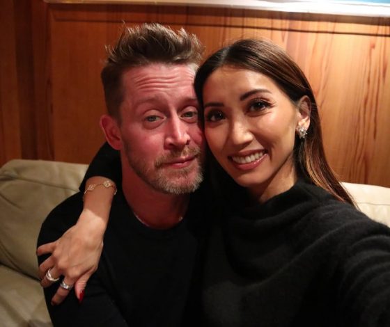 Редкий выход Маколея Калкина и его жены Бренды Сонг