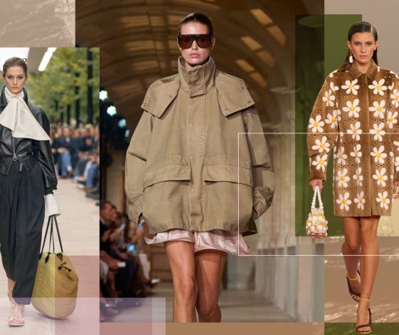Трендовая верхняя одежда на весну 2026: куртки карго, пальто с цветочным принтом и укороченные тренчи