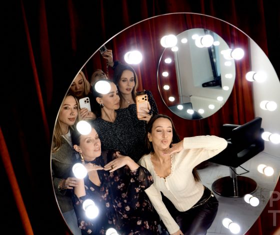 Лиза Моряк, Анфиса Ибадова, Алеша Славко и другие на beauty-бранче PEOPLETALK x KRYGINA STUDIO