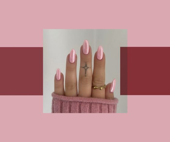 «Розовый хром» – идея маникюра на весну 2026